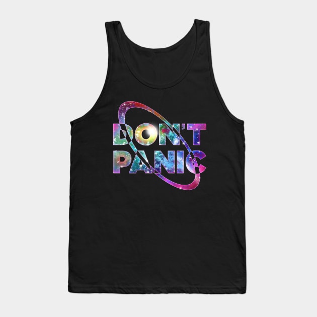 Hitchhikers Don't Panic Tank Top by Magmata